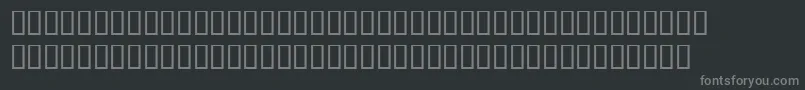 LatinopalexptRomansh Font – Gray Fonts on Black Background
