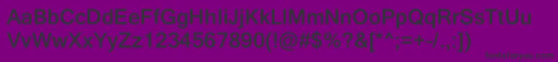 ShrutiBold Font – Black Fonts on Purple Background