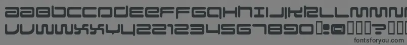 Шрифт Falcon – чёрные шрифты на сером фоне