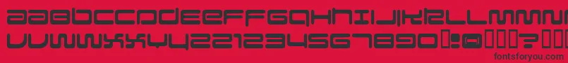More about Falcon Font Falcon Font – Black Fonts on Red Background