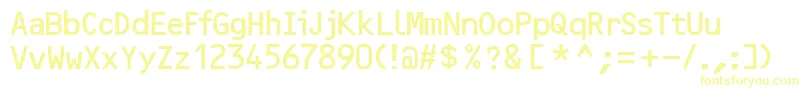 Ocr2sskRegular Font – Yellow Fonts