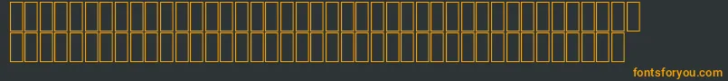 AgaMashqRegular Font – Orange Fonts on Black Background