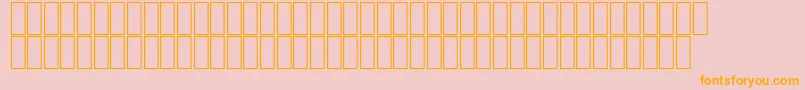 AgaMashqRegular Font – Orange Fonts on Pink Background