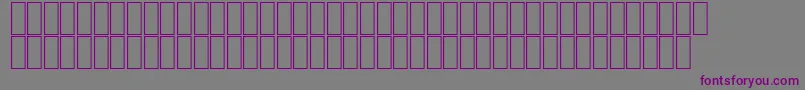 フォントAgaMashqRegular – 紫色のフォント、灰色の背景