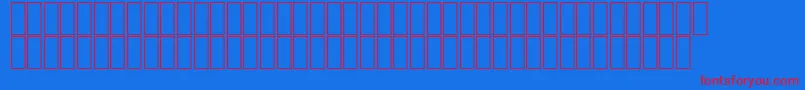 AgaMashqRegular Font – Red Fonts on Blue Background