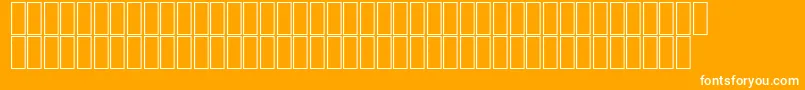 AgaMashqRegular Font – White Fonts on Orange Background