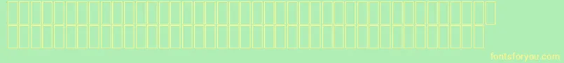AgaMashqRegular Font – Yellow Fonts on Green Background