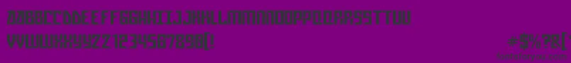 Weitere Informationen zur Gagasm-Schriftart Gagasm-Schriftart – Schwarze Schriften auf violettem Hintergrund