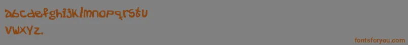 More about LivingEnd Font LivingEnd Font – Brown Fonts on Gray Background