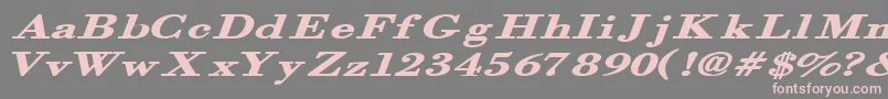 Orgrexbi Font – Pink Fonts on Gray Background