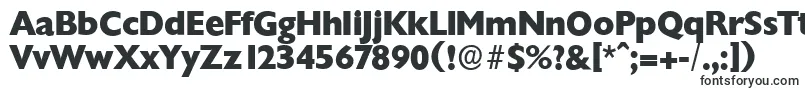 ChantillyserialXboldRegular-fontti – Televisioon tarkoitetut fontit