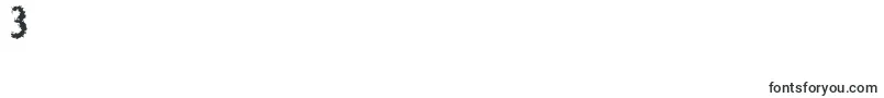 Diplartb Font – Fonts for Digit 3