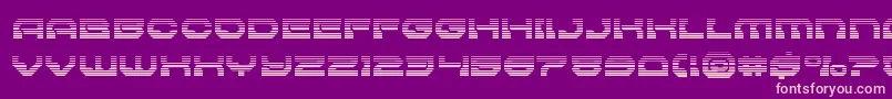 Pulsarclasssolidgrad Font – Pink Fonts on Purple Background