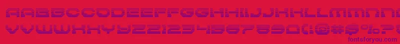 Pulsarclasssolidgrad Font – Purple Fonts on Red Background