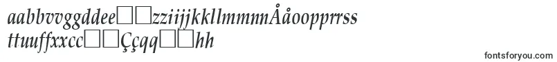 Fonte PalisadecondensedBoldItalic – fontes uzbeques