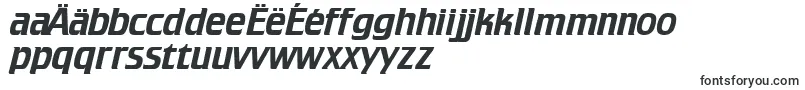 TrekTngCredits-Schriftart – mazedonische Schriften