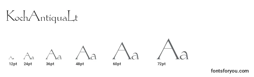 KochAntiquaLt Font Sizes