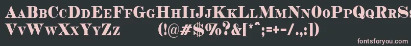 CopperheadCondensedDemo Font – Pink Fonts on Black Background