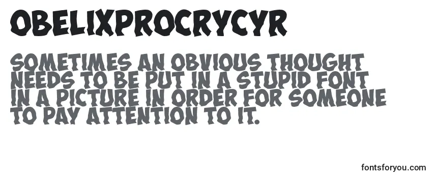 ObelixproCryCyr Font