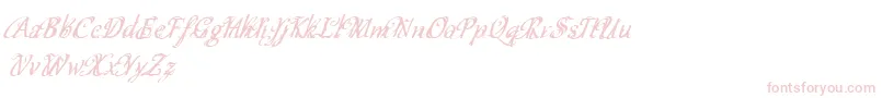 Cfschizophreniapersonaluse-Schriftart – Rosa Schriften