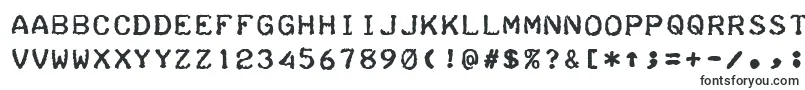 TeleprinterBold-fontti – Viralliset fontit