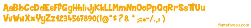 Шрифт SkaterGirlsRock – оранжевые шрифты