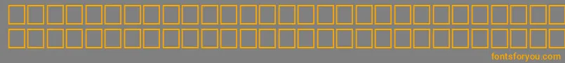 McsKofy5SUNormal. Font – Orange Fonts on Gray Background