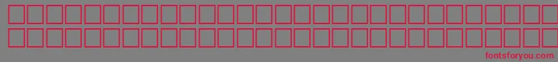 McsKofy5SUNormal. Font – Red Fonts on Gray Background