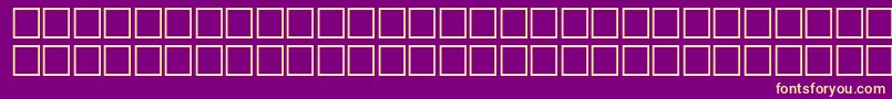 McsKofy5SUNormal. Font – Yellow Fonts on Purple Background
