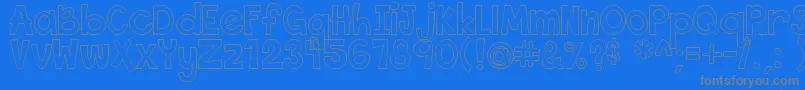 More about ThisFontIsEmpty Font ThisFontIsEmpty Font – Gray Fonts on Blue Background