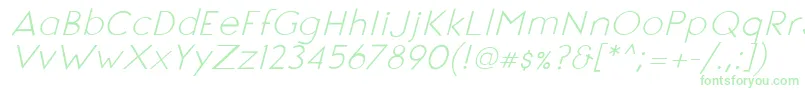 SignoriaItalic Font – Green Fonts