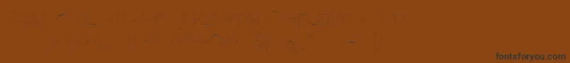 fuente Grutchline – Fuentes Negras Sobre Fondo Marrón