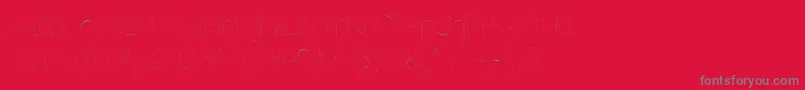 Grutchline Font – Gray Fonts on Red Background