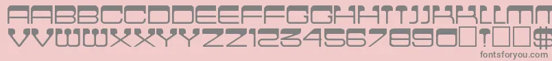 Cinemaregular Font – Gray Fonts on Pink Background