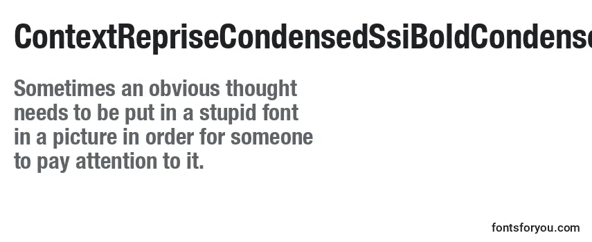 ContextRepriseCondensedSsiBoldCondensed-fontti