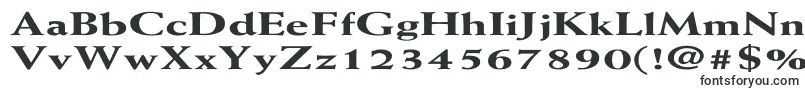 Шрифт WeissExtraboldEx – многолинейные шрифты