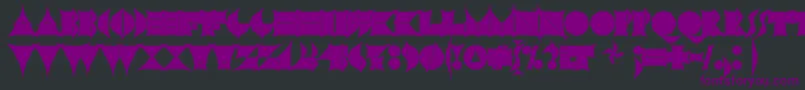 N17sh Font – Purple Fonts on Black Background
