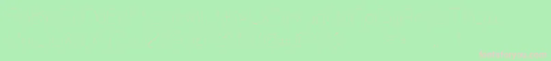 Antropofagia Font – Pink Fonts on Green Background