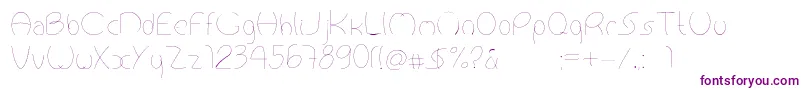 Antropofagia Font – Purple Fonts on White Background