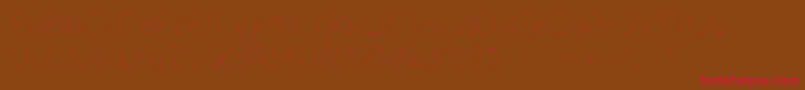 Antropofagia Font – Red Fonts on Brown Background