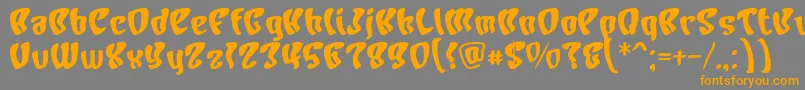 More about CharacterBold Font CharacterBold Font – Orange Fonts on Gray Background