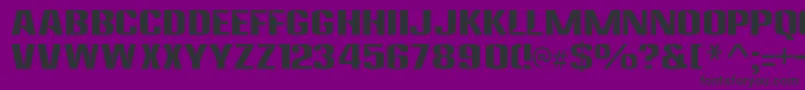 AnklepantsRegular Font – Black Fonts on Purple Background
