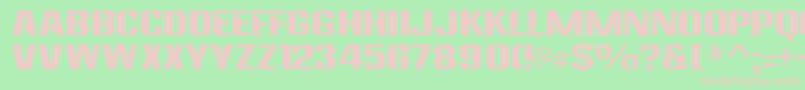 AnklepantsRegular Font – Pink Fonts on Green Background