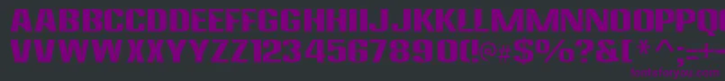 AnklepantsRegular Font – Purple Fonts on Black Background