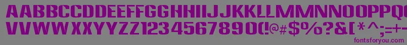 AnklepantsRegular Font – Purple Fonts on Gray Background