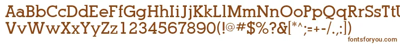 OptasiaSsiBold Font – Brown Fonts on White Background