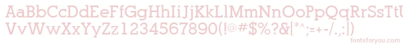 OptasiaSsiBold Font – Pink Fonts on White Background