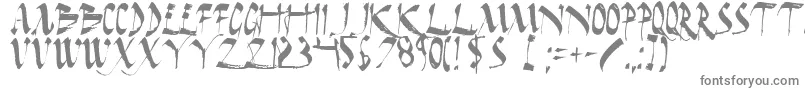 Darkh4-Schriftart – Graue Schriften auf weißem Hintergrund