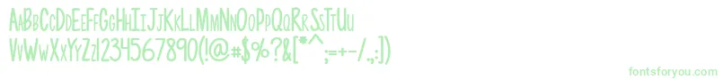 Photographs Font – Green Fonts