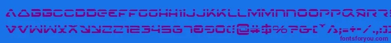 Шрифт 4114BlasterLaser – фиолетовые шрифты на синем фоне